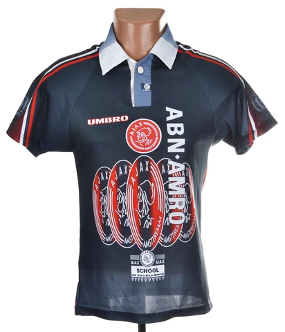 AJAX AMSTERDAM 1997/1998 AWAY FOOTBALL JACKET UMBRO SIZE YL BOYS Cover