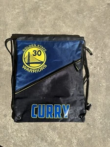Stephen Curry #30 NBA Official Drawstring Backpack Golden State Warriors - Picture 1 of 4