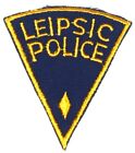 LEIPSIC – POLICE - OHIO OH Sheriff Police Patch VINTAGE OLD MESH