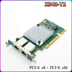 YZCA-00311-101 Inspur X540-T2 PCI-E X8 10G 2 Port RJ45 Netzwerkkarte Intel Chip - Bild 1 von 5