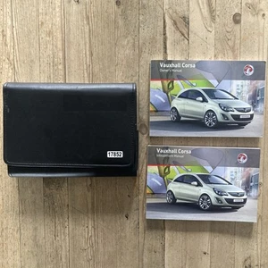2010-2014 VAUXHALL CORSA OWNERS MANUAL HANDBOOK WALLET 2010 Ref 17852 - Picture 1 of 20