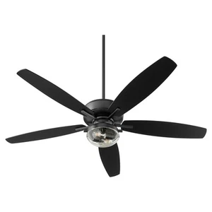 Textured Black 60"Patio Fan from the Breeze Patio Collection - Picture 1 of 1