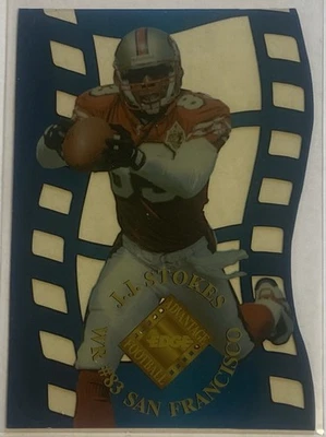 1996 Collector’s Edge Advantage “Crystal Cuts” J.J. Stokes #CC 4 (#45/5000) - Image 1 of 3