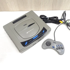 Sega Saturn Gray Console Japanese System HST-3200 Bundle with controller SG821G - Picture 1 of 10
