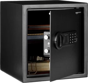 Amazon Basics Steel Home Security Electronic Safe with 1.2 Cubic Feet, Black  - Picture 1 of 6
