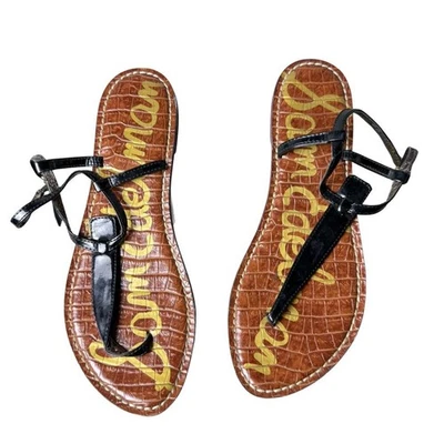 Sandalias Sam Edelman Gigi Zapatos Cuero Correa al Tobillo Tanga Mujer talla 9.5M/41 Foto 1 de 4