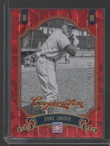 2012 Panini Cooperstown #85 Duke Snider Crystal Collection Red #/399 - Bild 1 von 2