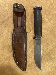 Vtg KA-Bar Olean, NY Combat Fighting Utility Knife - Picture 1 of 9