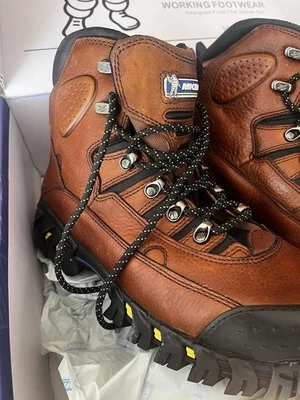 Botas de trabalho Michelin Pilot Exalto biqueira de aço – Tamanho 9,5 de largura – NOVAS - Imagem 1 de 4