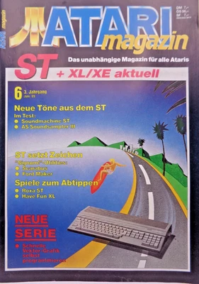 ATARI MAGAZIN ST + XL/XE AKTUELL - AUSGABE: 6/89 (RÄTZ - MAGAZIN) #1DE - Bild 1 von 4