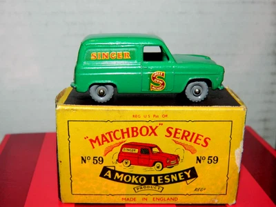 Matchbox #59A Ford Thames Van Kelly verde 1958 GPW en caja original Foto 1 de 4
