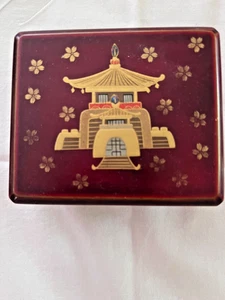Vintage Maruni Lackgeschirr Schmuckschatulle besetzt Japan patentiert handgefertigt - Bild 1 von 10