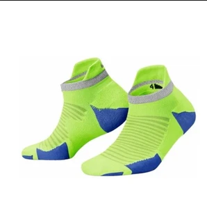 NUEVO Nike Spark Correr Acolchado No Show Dri-Fit Volt Calcetines Hombres 8-9.5/Wmn 9.5-11 - Imagen 1 de 3