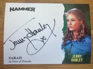 HAMMER SERIES 2 - SEVENTIES SHOCKERS: AUTOGRAPH CARD: JENNY HANLEY AS SARAH JH1 - Picture 1 of 1