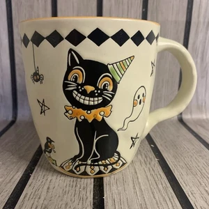 TKmaxx Eli + Ana Halloween CREEP SHOW Black Cat Ghost Spider Crow Mug New - Picture 1 of 4