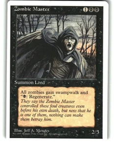 Magic the Gathering - Fourth Edition Zombie Master 58 Rare 1995 - Picture 1 of 2