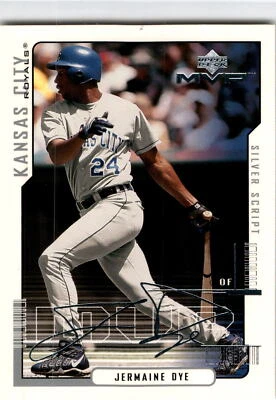 2000 Upper Deck MVP #161 Jermaine Dye Silver Script - Image 1 of 2