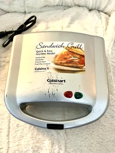 Cuisinart Sandwich Grill Nonstick Electric WM-SW2 Pre-Owned Never used - Picture 1 of 6