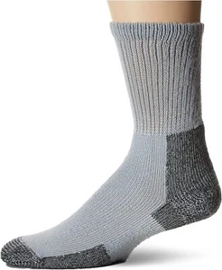 Thorlos Unisex KX Hiking Thick Padded Crew Sock, Grey, Medium - Picture 1 of 6