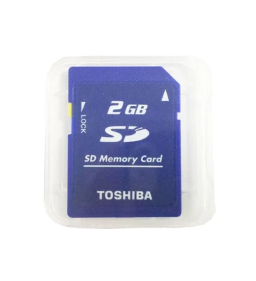 2GB TOSHIBA SD SECURE DIGITAL CLASS 4 STANDARD SD-M02G MIT GEHÄUSE - Image 1 of 4