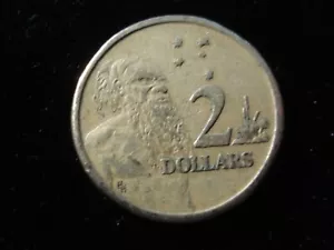 1989 $2 2 dollar🔥Elizabeth with Crown 👑 Australian coin with HH initial - Foto 1 di 3