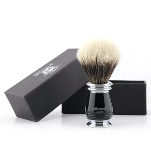 Genuine Badger Brush "Silver Tip Hair" Pure Bristle Shaving Brushes Men's Shave - Picture 1 of 2