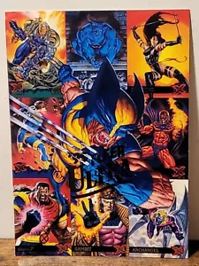 Carta promozionale Marvel Ultra Fleer X-men 1995 non tagliata - Foto 1 di 6