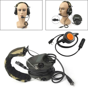 H60 Sound Pickup Zestaw słuchawkowy z redukcją szumów 6-pinowy PTT do TH-D7 TH-F6 TH-K2 TH-21 - Zdjęcie 1 z 16