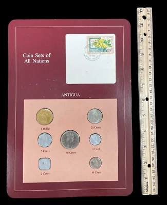 1983 THE FRANKLIN MINTS COIN SETS OF ALL NATIONS ANTIGUA SET 92424 - Image 1 of 2