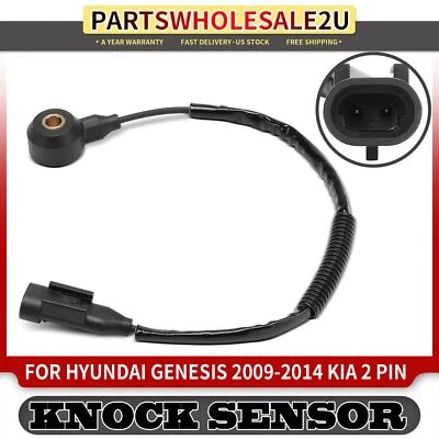Sensor de detonación de golpe de encendido izquierdo para Hyundai Genesis 2009-2014 Kia Borrego Foto 1 de 4
