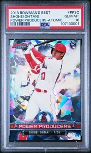 Bowman's Best Power Productors Shohei Ohtani 2018 refractor atómico PSA 10 0001 - Imagen 1 de 2