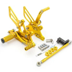 CNC Rearset Footrest For 2002-2003 CBR CBR954RR Foot Peg Rear Set Pedals Gold - Picture 1 of 1