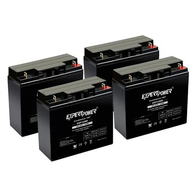 4 Pack: 12V 20Ah Baoshi 6-DZM-20 6DZM20 Scooter Mobility Replacement Battery - Image 1 of 4