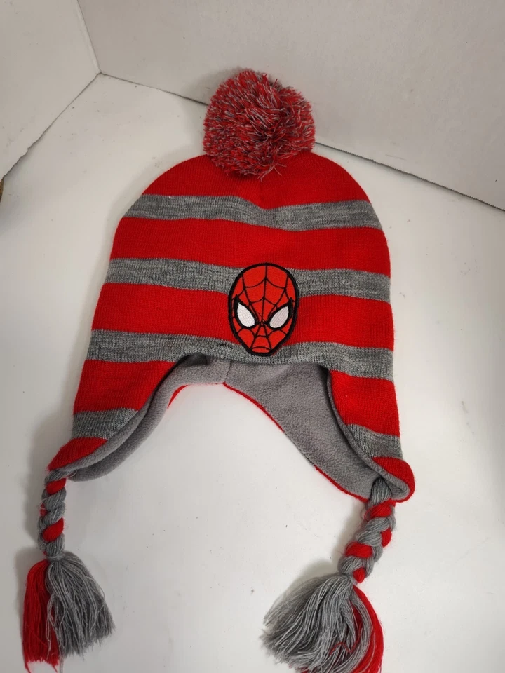 Marvel Ultimate Spider-Man Niños Gorro Gorra Sombrero Oreja Solapa Talla Única Se Ajusta a la mayoría Nuevo sin Etiquetas Foto 1 de 4