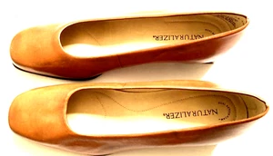 NATURALIZER Brown Leather Brand-New Women's Size 10M Style Loafers - Picture 1 of 8