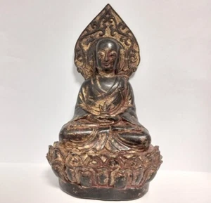 China Antike Bronze Buddha Statue 地藏菩薩 佛陀 骨董物 Größe (18cm, 1005g) - Bild 1 von 23