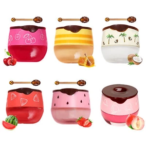 Bee Balm Lip Balm Honey Pot Honey-Strawberry Lip Mask Moisturizing - Imagen 1 de 14
