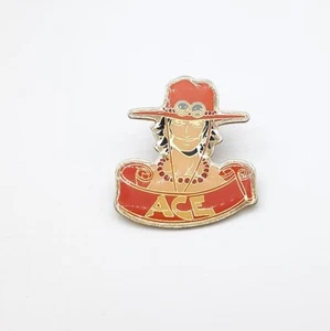 One Piece Ace 1" mini esmalte metal pin insignia - Imagen 1 de 1