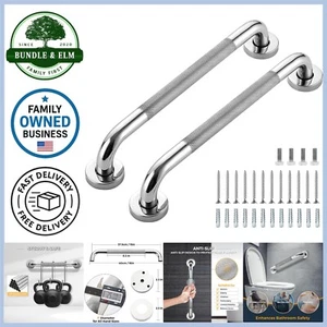 Dusche Haltegriffe Edelstahl 16 Zoll 2er Pack Anti Rutsch Senioren Badezimmer Sa... - Bild 1 von 11