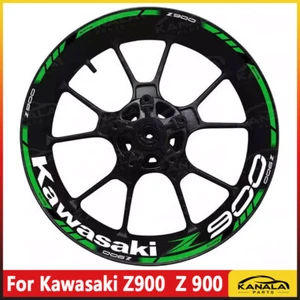 For Kawasaki Z900 Z 900 Waterproof reflective wheel decals rim stickers stripes - Bild 1 von 2