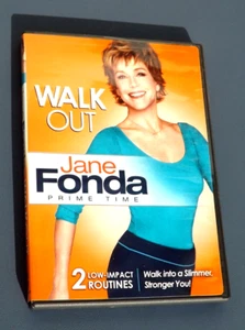 JANE FONDA PRIME TIME WALK OUT DVD 61 MINUTES 2010 TWO 25 MINUTE ROUTINES - Imagen 1 de 4