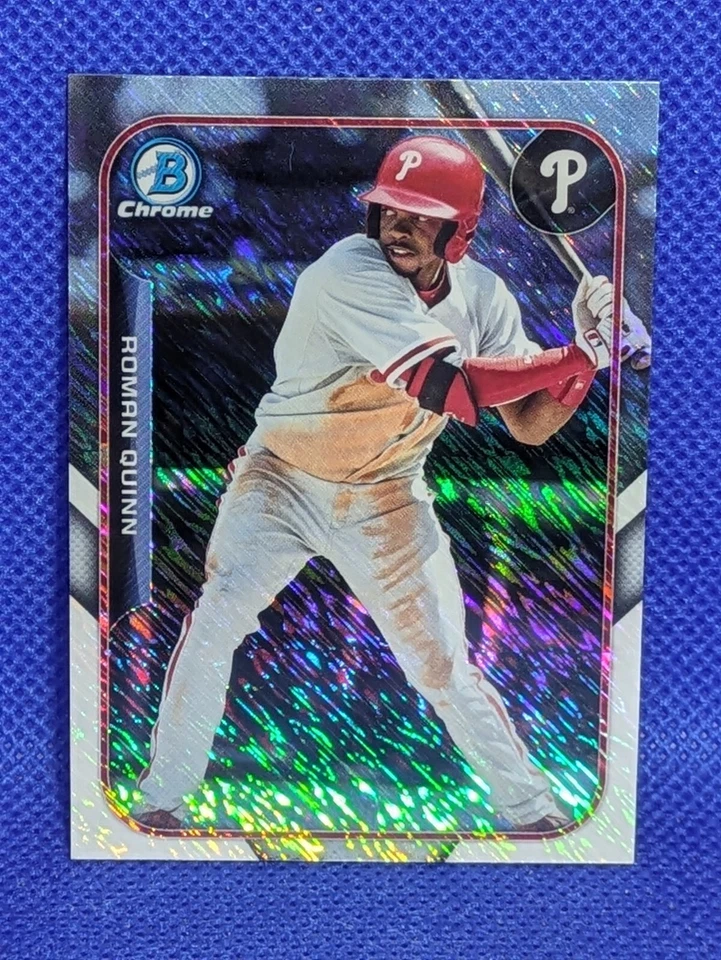2015 Bowman The Farm's Finest Chrome Mini Shimmer Refractor Roman Quinn #FFM-RQ - Image 1 of 1