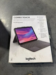 Logitech Combo Touch abnehmbare Tastatur Hülle für iPad 10. Open Box - Bild 1 von 2