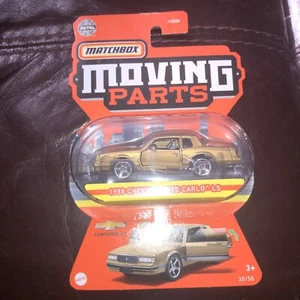 MATCHBOX MOVING PARTS '1988 CHEVY MONTE CARLO LS' GOLD. In very good condition - Picture 1 of 3