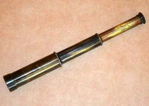 Nautical Brass Marine Pirates Monocular Telescope 12 Inch Vintage Antique Gift - Picture 1 of 2