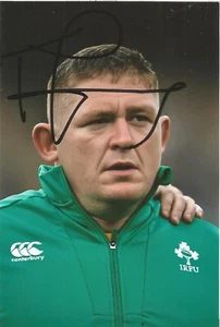 IRELAND & LEINSTER RUGBY: TADHG FURLONG SIGNED 6x4 ACTION PHOTO+COA **PROOF** - Picture 1 of 2