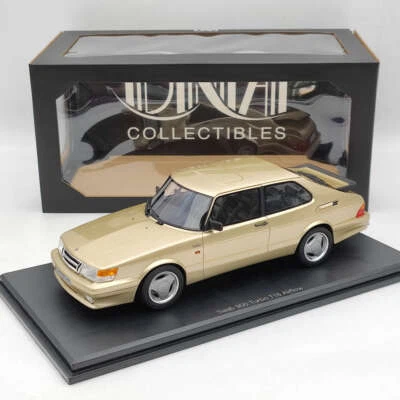 DNA Collectibles 1/18 Saab 900 Turbo T16 Airflow Gold DNA000111 Resin Model Car - Immagine 1 di 4