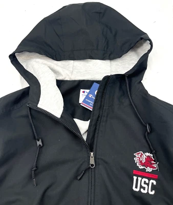NUEVA USC South Carolina Gamecocks Under Armour Chaqueta Negra Cremallera Completa Para Hombre L Foto 1 de 4