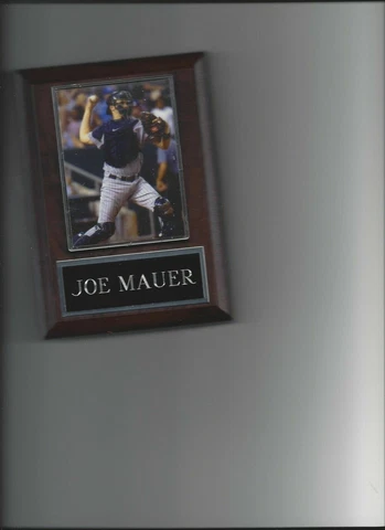 JOE MAUER PLAQUE BASEBALL MINNESOTA TWINS MLB Cover