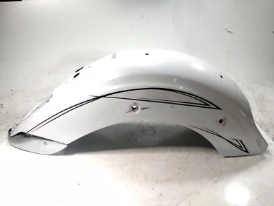 Yamaha VStar 1300 XVS1300 2009 guardabarros de rueda trasera blanco Foto 1 de 4